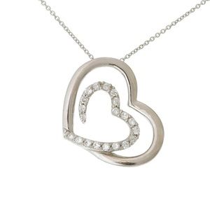 "You’re In My Heart" Sterling Silver Necklace-Boutique